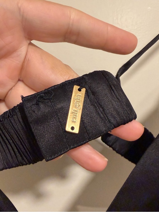 Cult Gaia Raisa feather-embellished black gown maxi dress Size Small - Picture 6 of 12